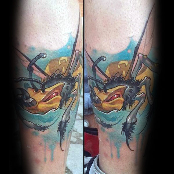 600x600 50 Bee Tattoo Designs For Men