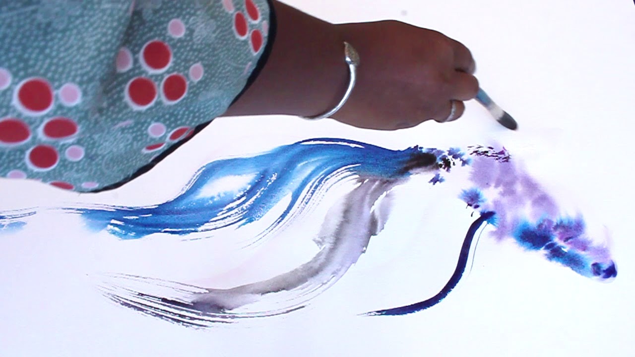 1280x720 Betta Fish Painting Tutorial Watercolor And Ink Wet To Wet