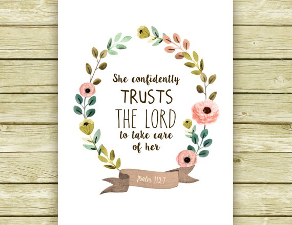 570x440 Bible Verse Prints Watercolor Bible Verse Printable Etsy