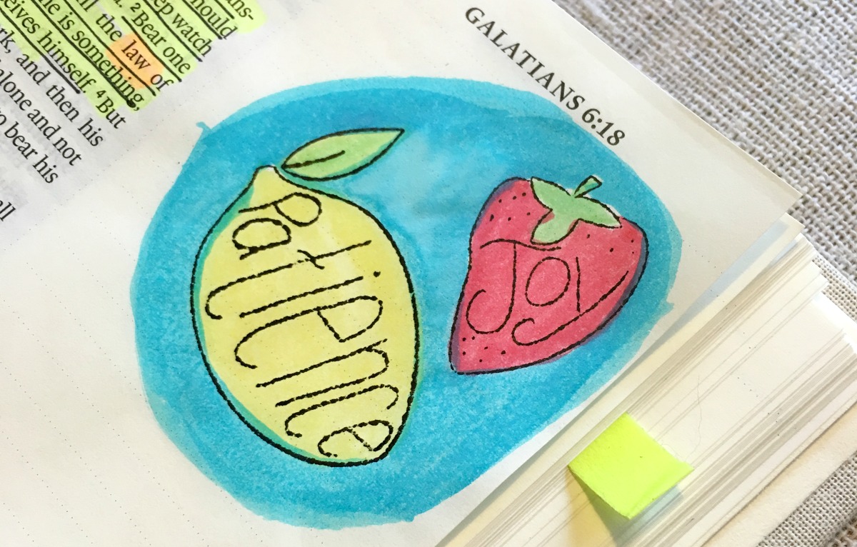 1200x766 Fruit Of The Spirit Craft, Watercolor Bible Verse Card, Galatians