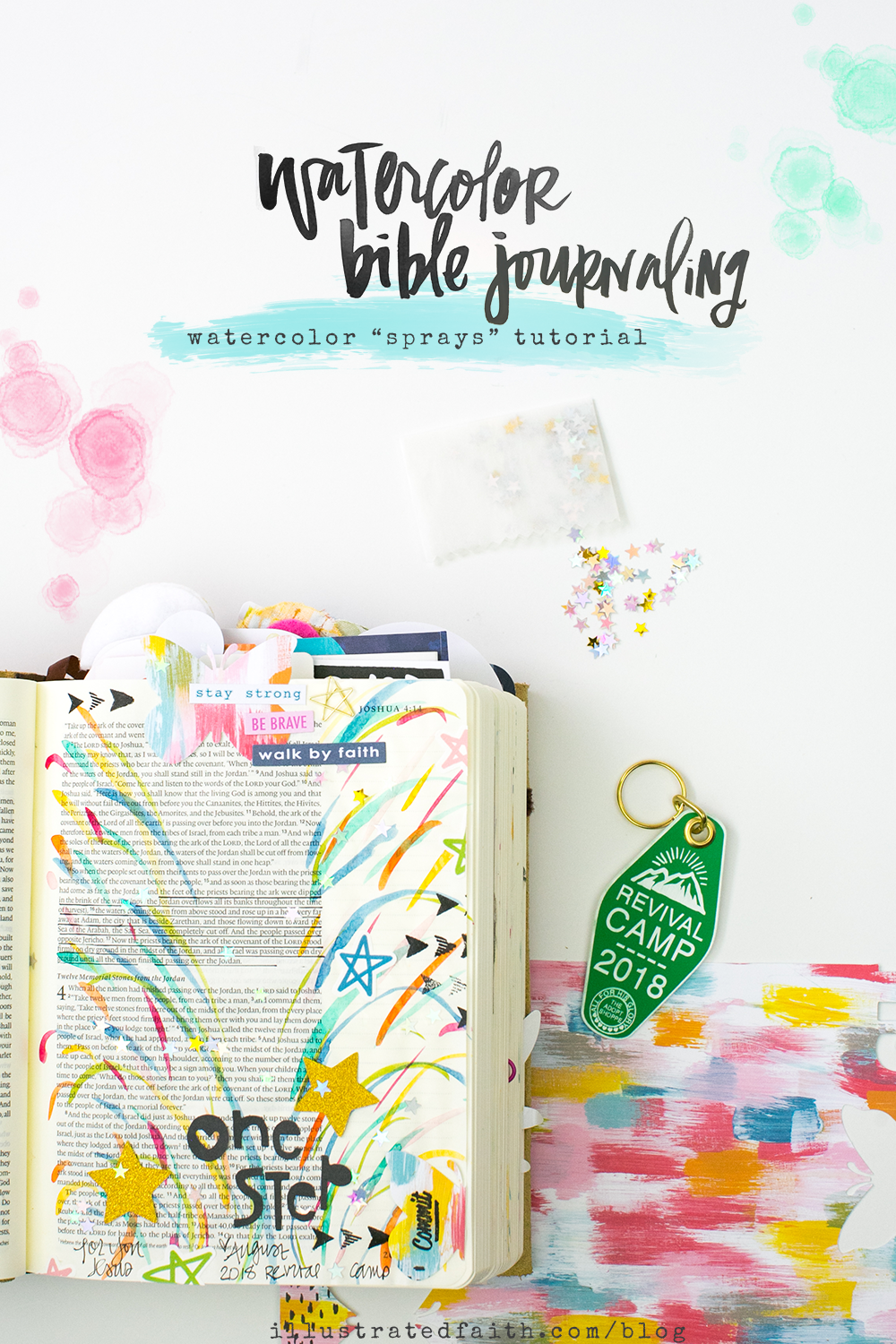 1000x1500 Watercolor Bible Journaling Tutorial Revival Camp