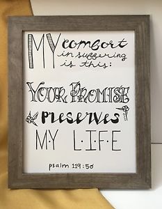 233x300 Inspirational Scripture Psalm 11950, Watercolor Bible Verse Print
