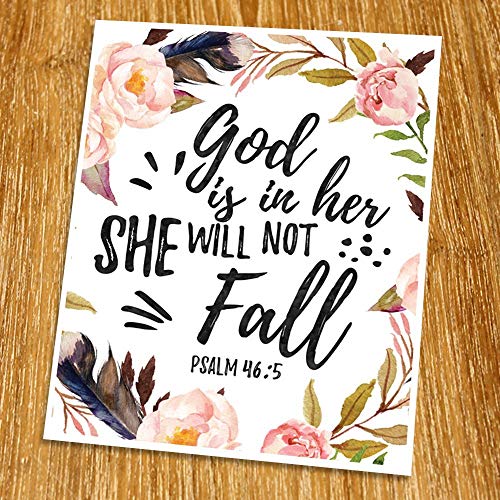 500x500 Psalm 465 God Is In Her She Will Not Fall Print