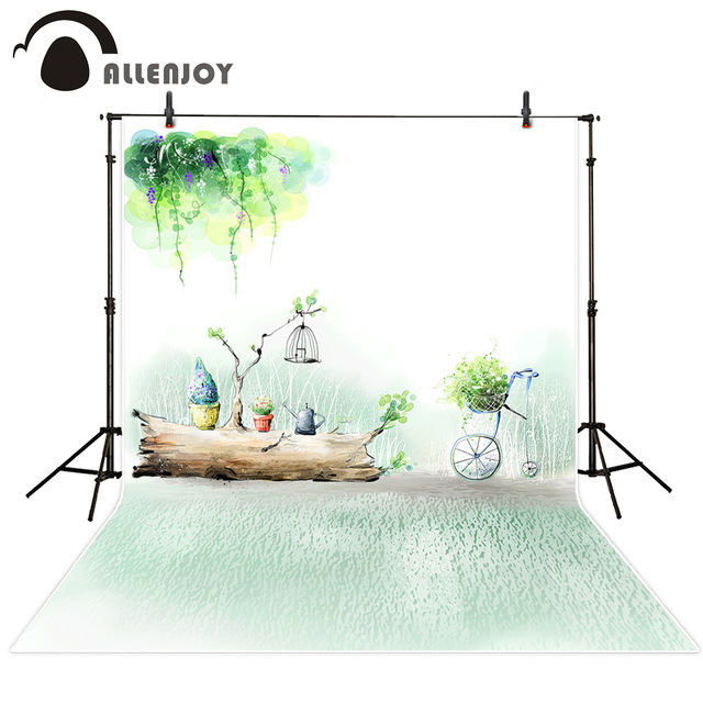 640x640 Allenjoy Bike Dead Tree Beautiful Watercolor Painting Photographic