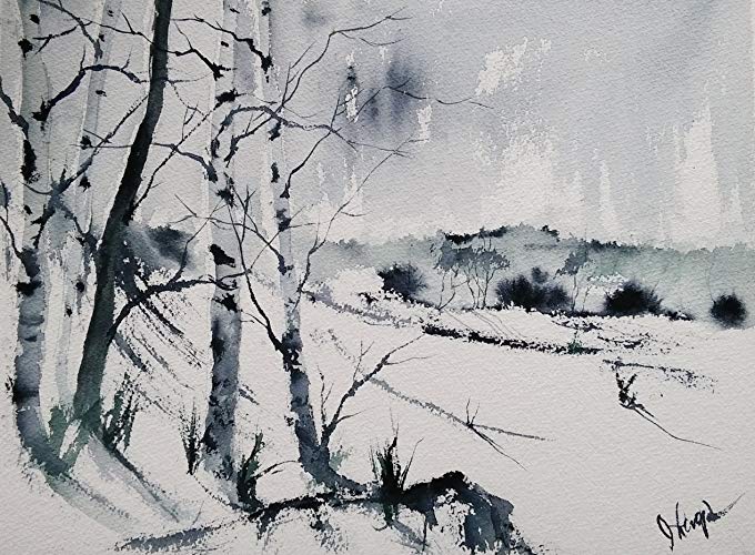 680x500 Original Painting Watercolor Painting Original