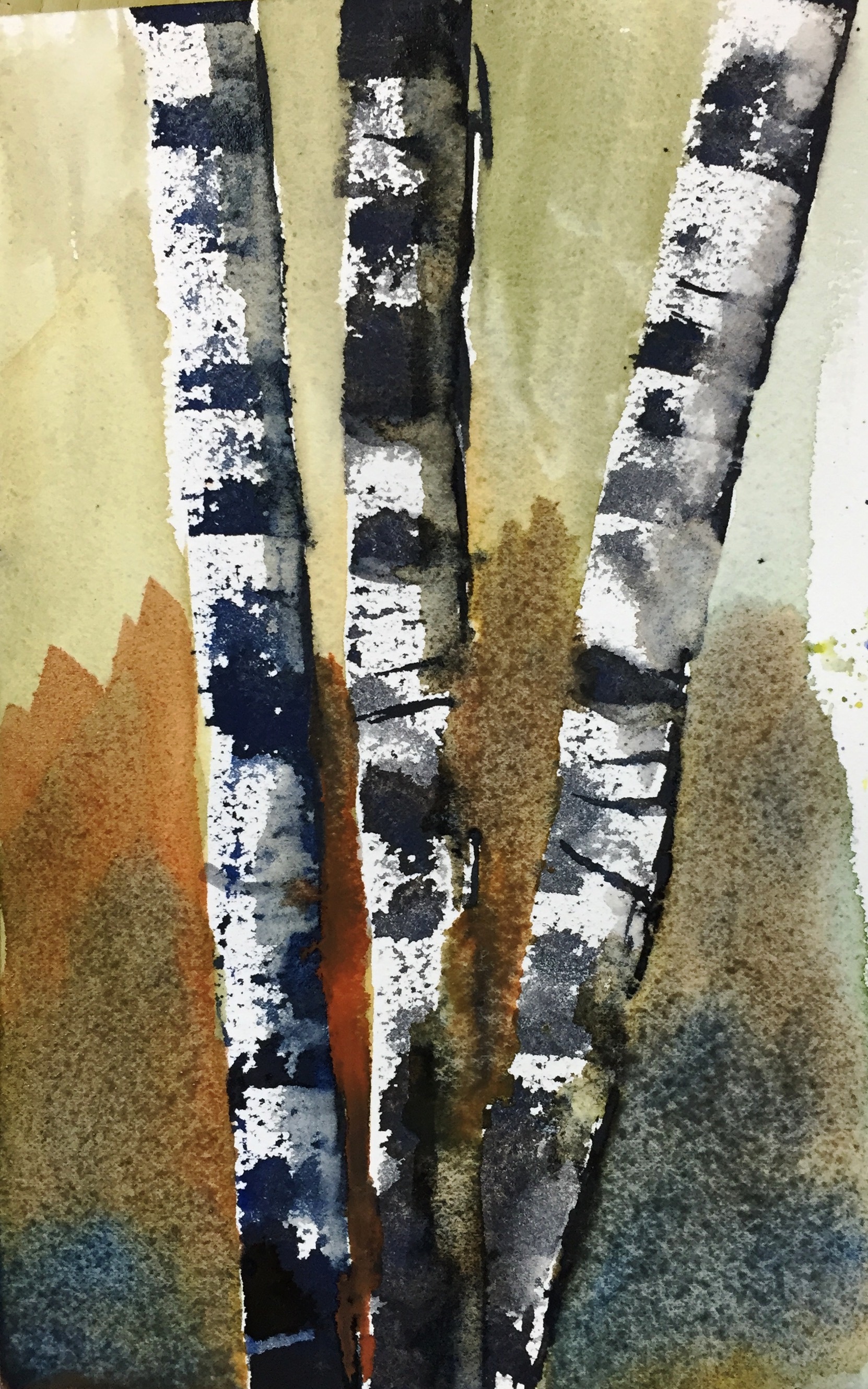 1662x2657 Watercolor Trees Carol King Drawing, Painting, Complaining