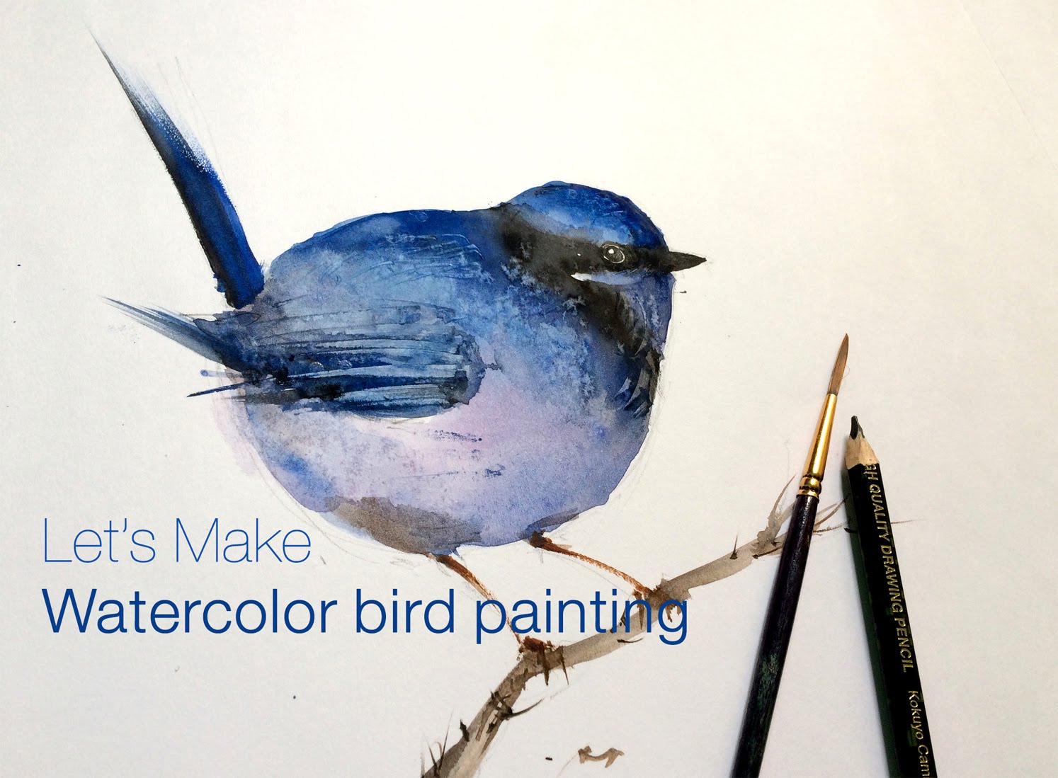 1494x1099 How To Paint Watercolor Bird Painting