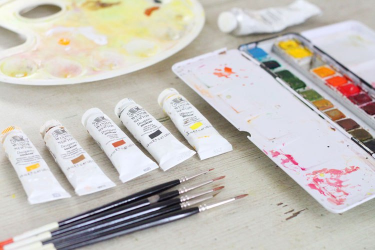 750x500 Gouache And Watercolour Bird Painting Tutorial