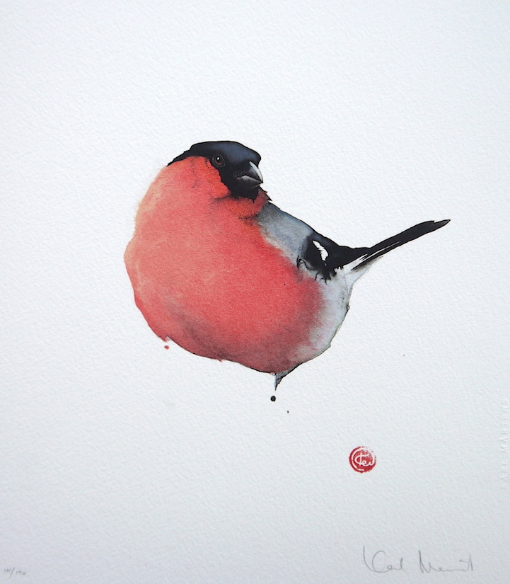 721x825 Artist Uses Calligraphy Brushes To Create Breathtaking Watercolor
