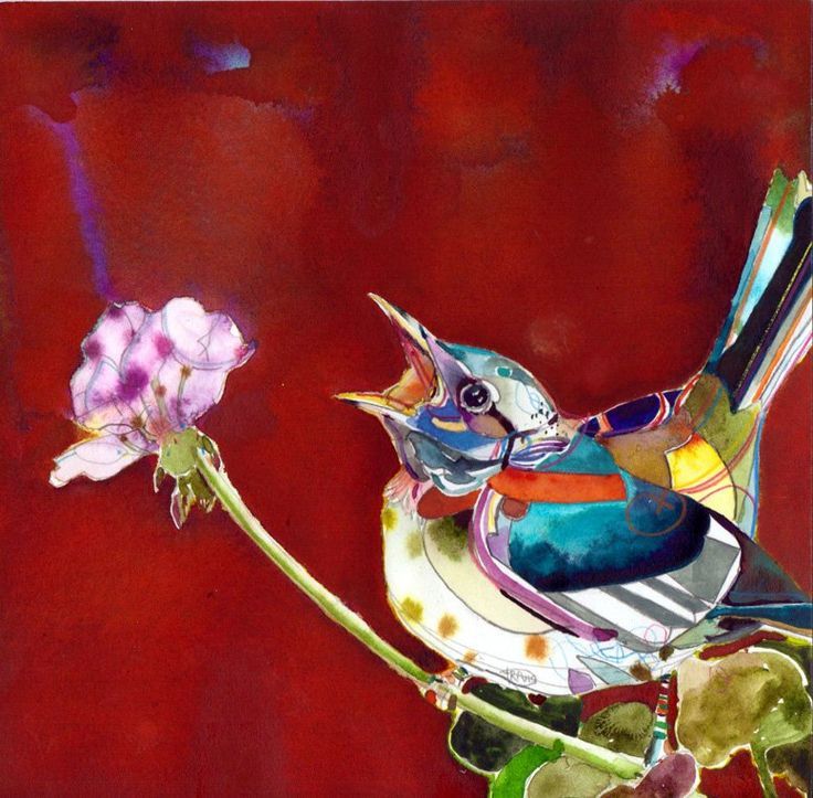 736x723 By Travis Bruce Black Birdies Watercolor Bird