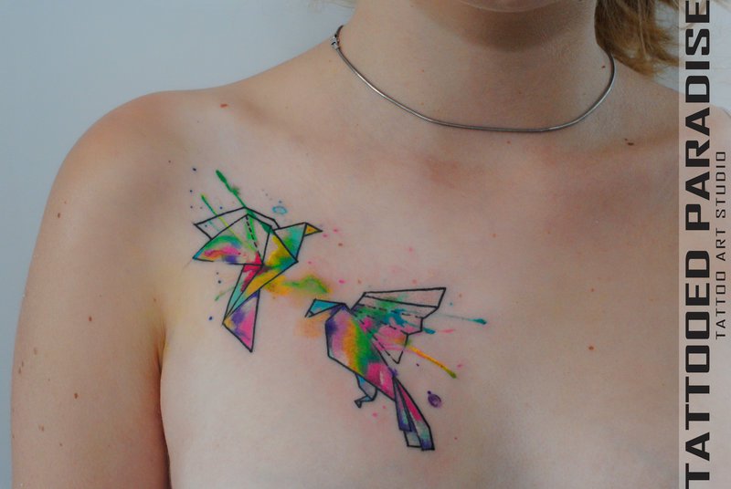 800x536 Cute Watercolor Bird Tattoo Designs For Girls Entertainmentmesh