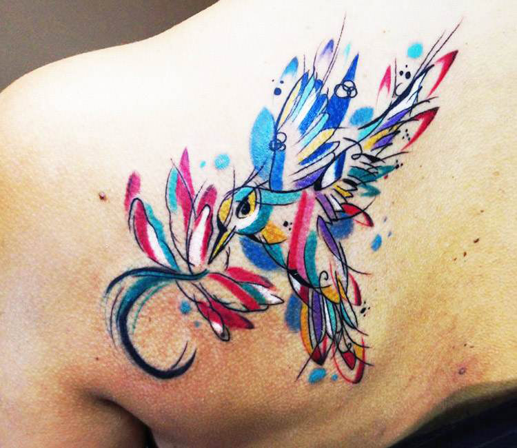 Watercolor Bird Tattoo at GetDrawings | Free download
