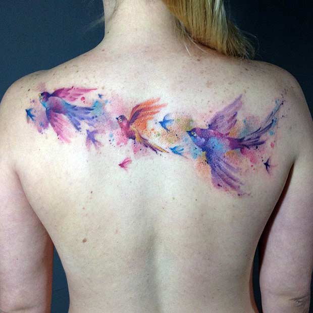 620x620 51 Watercolor Tattoo Ideas For Women