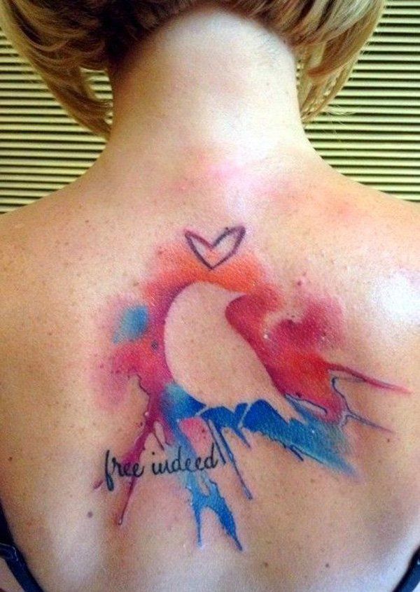 600x846 Examples Of Watercolor Tattoo Watercolor Bird, Watercolour