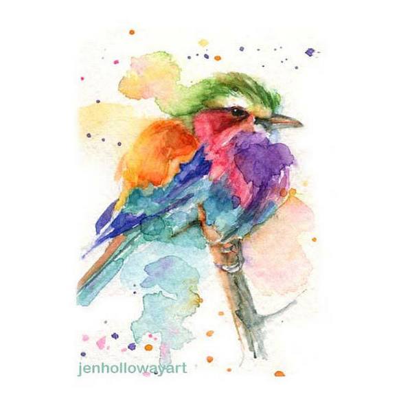 581x581 Watercolor Birds Tutorial Helper 7