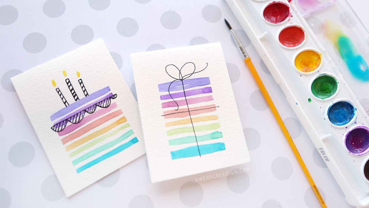 1280x720 Easy Diy Birthday Cards Using Minimal Supplies