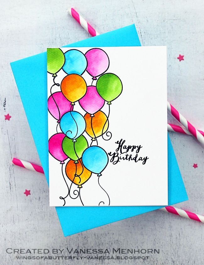 650x844 Pretty Colors For The Balloons! Birthdayest Wishes Cards