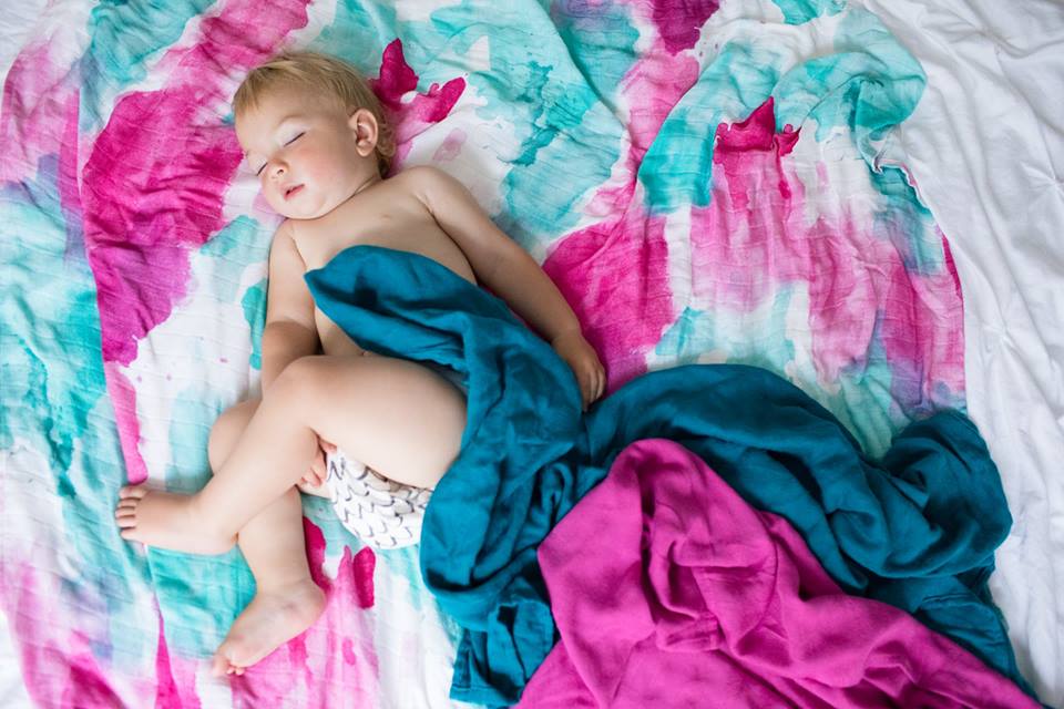 960x640 Tula Blanket Set Watercolor Lollipop Sky