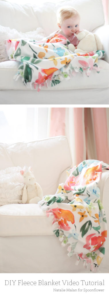 380x1024 Diy No Sew Fleece Blanket