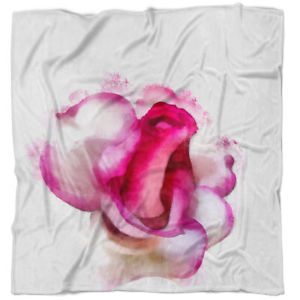 300x300 East Urban Home Floral Rose With Watercolor Blanket Ebay