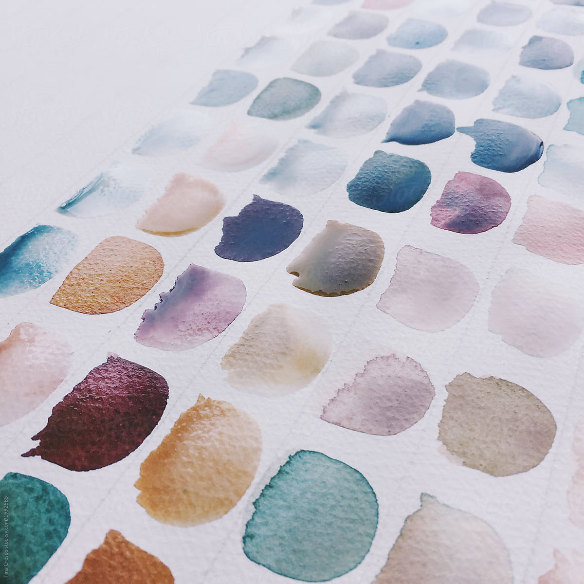 1200x1200 Watercolor Blob Close Up Stocksy United