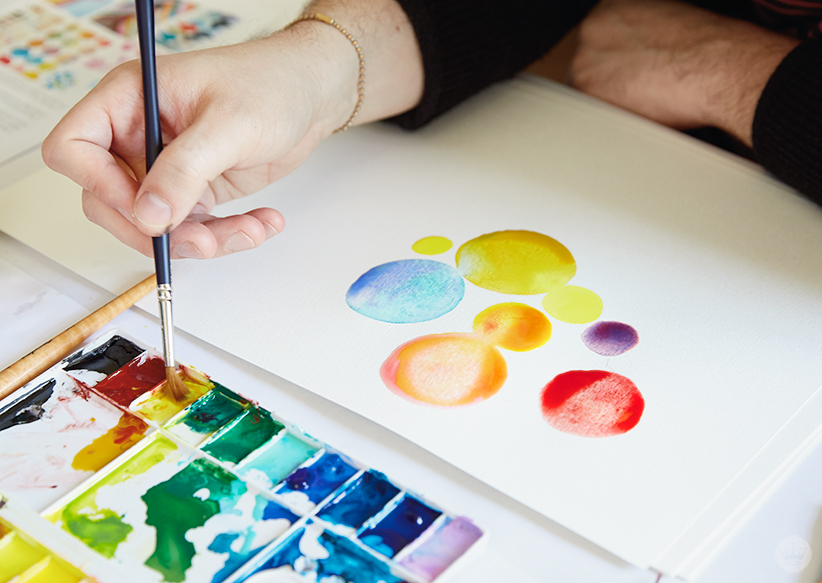 822x583 Watercolor Lettering Four Techniques To Try