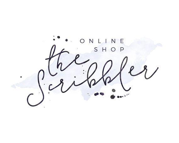 570x456 Watercolor Logo Fashion Blog Header By Coffeeandinkdesign On Etsy