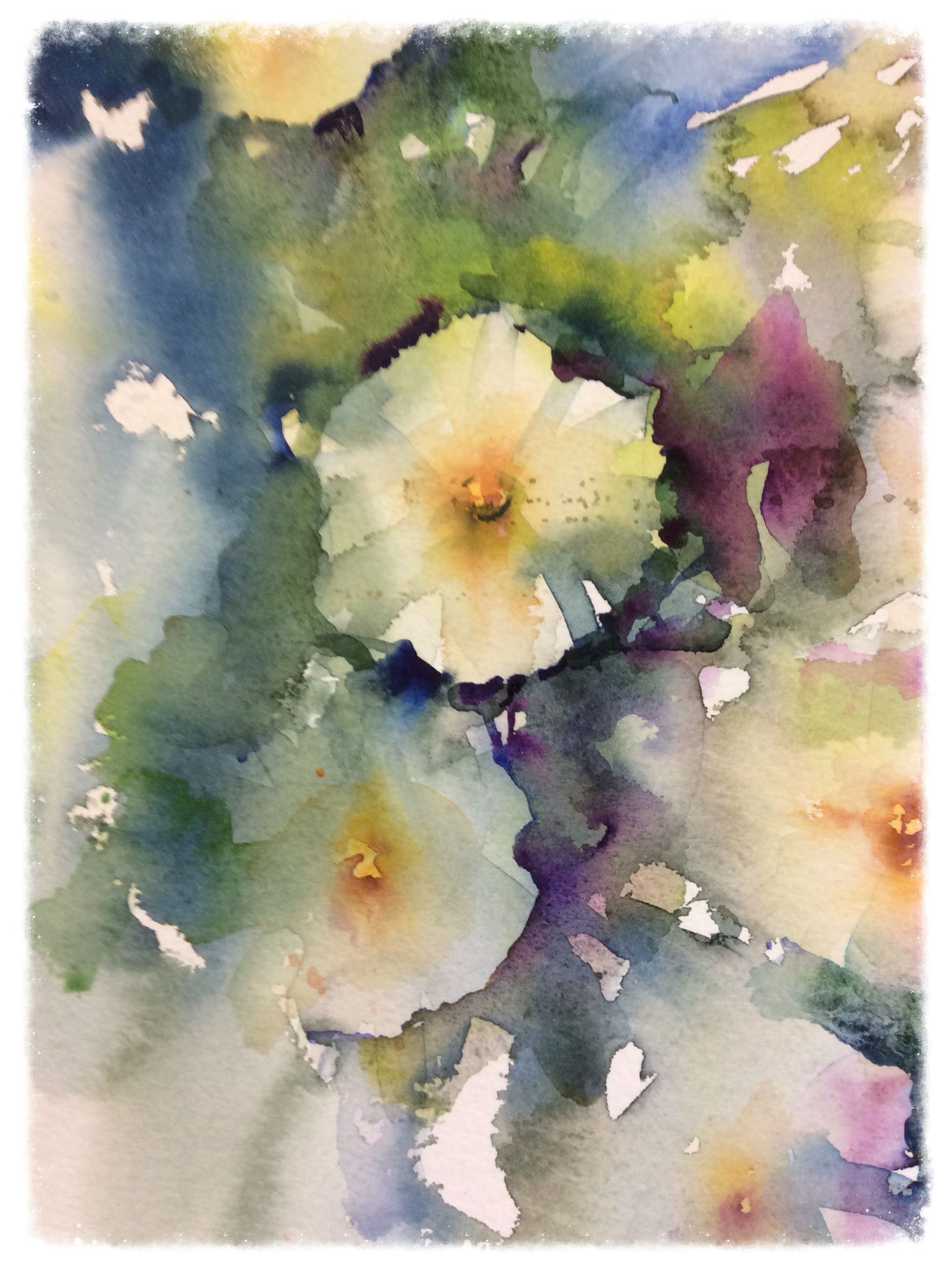 1530x2048 Watercolor Blooms Art I Like Watercolor