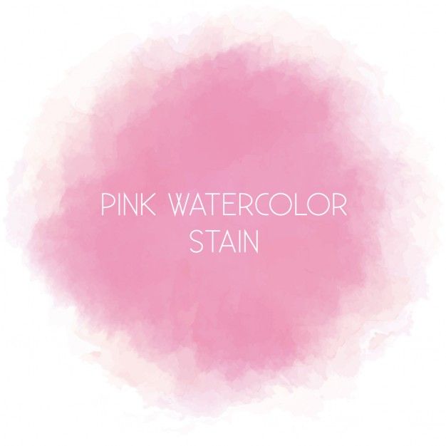 626x626 Cute Pink Watercolor Blot Free Vector Natural Pink