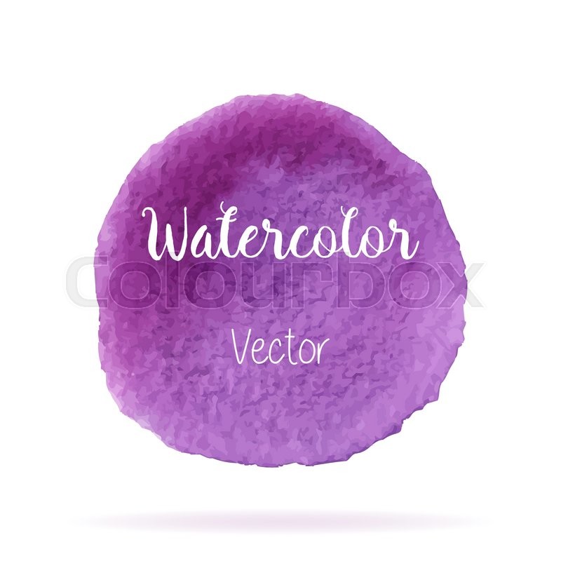 800x800 Hand Painted Watercolor Circle. Bright Watercolor Texture