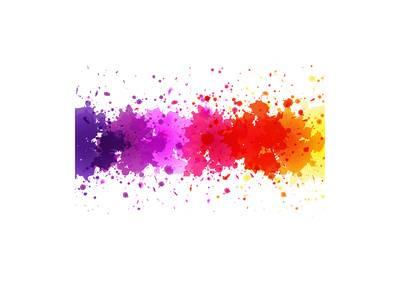 400x300 Watercolor Blot Abstract Art Print By Barbaliss