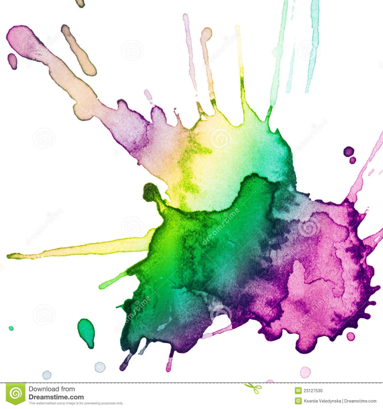 1300x1390 Abstract Hand Drawn Watercolor Blot Stock Photos