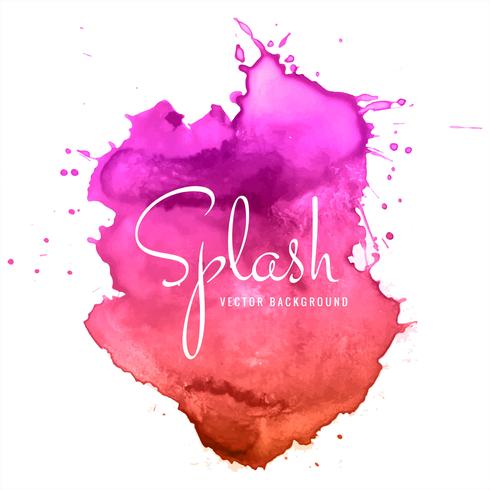 490x490 Abstract Hand Drawn Colorful Watercolor Blot Background