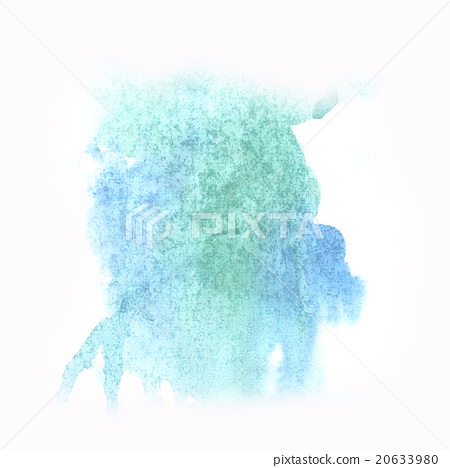 450x468 Ink Abstract Blue Green Watercolor Blot Splash