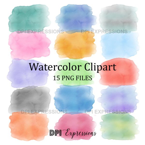 Watercolor Blotches