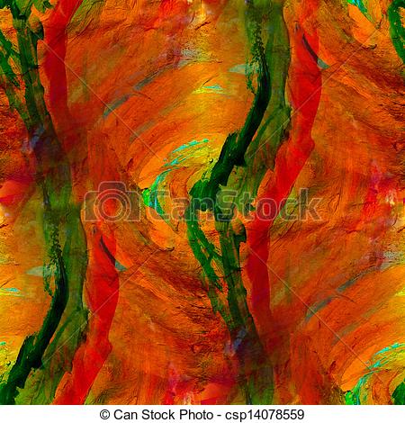 450x470 Seamless Painting Red Yellow Orange Green Watercolor With Bright