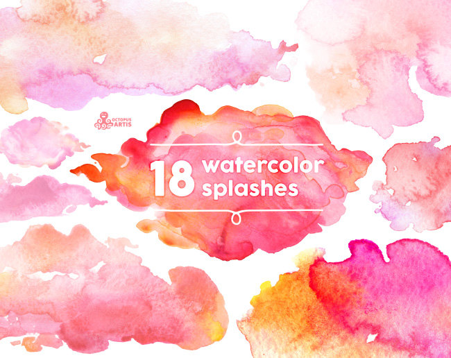 650x516 Watercolor Clipart Splash