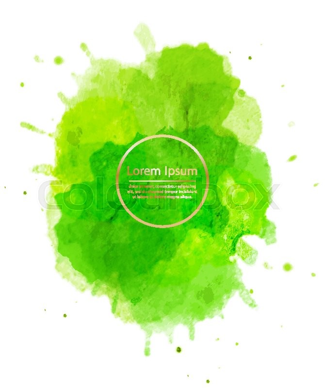 670x800 Watercolor Vector Background. Hand Drawing With Colored Spots And