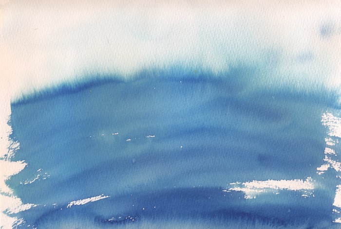 700x471 Blue Ombre Watercolor Background Sticker We Live To Change