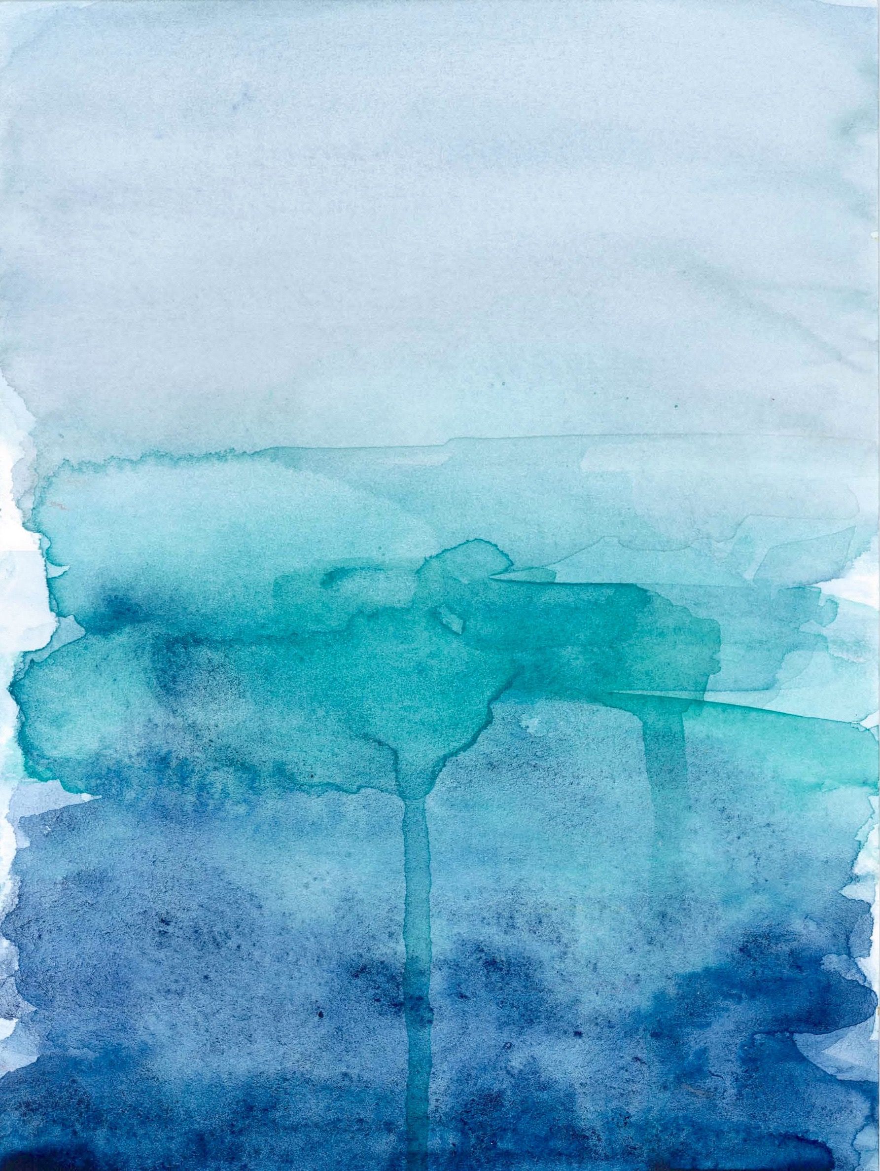 1785x2374 Blue Ombre Watercolour Design Blue Ombre, Ombre