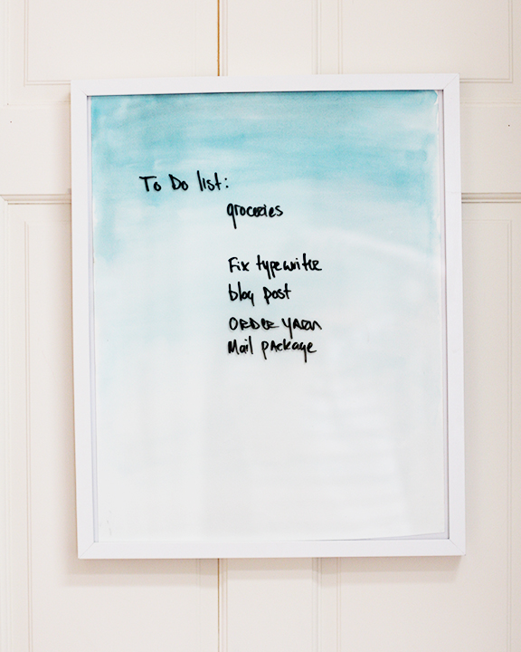 576x720 Diy Ombre Watercolor Dry Erase Board Meats And Sweets