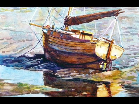 480x360 Painting A Boat In Watercolour.