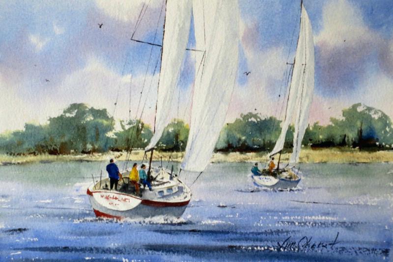 800x534 Images Of Sailboat Paintings Watercolor Boats Flavourfreaks.co