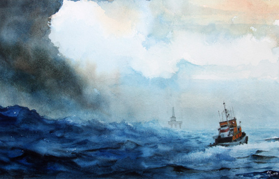 550x353 Watercolor Paintings