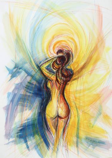 375x530 Energy Body Painting By Dr Oliver Pfaff Saatchi Art