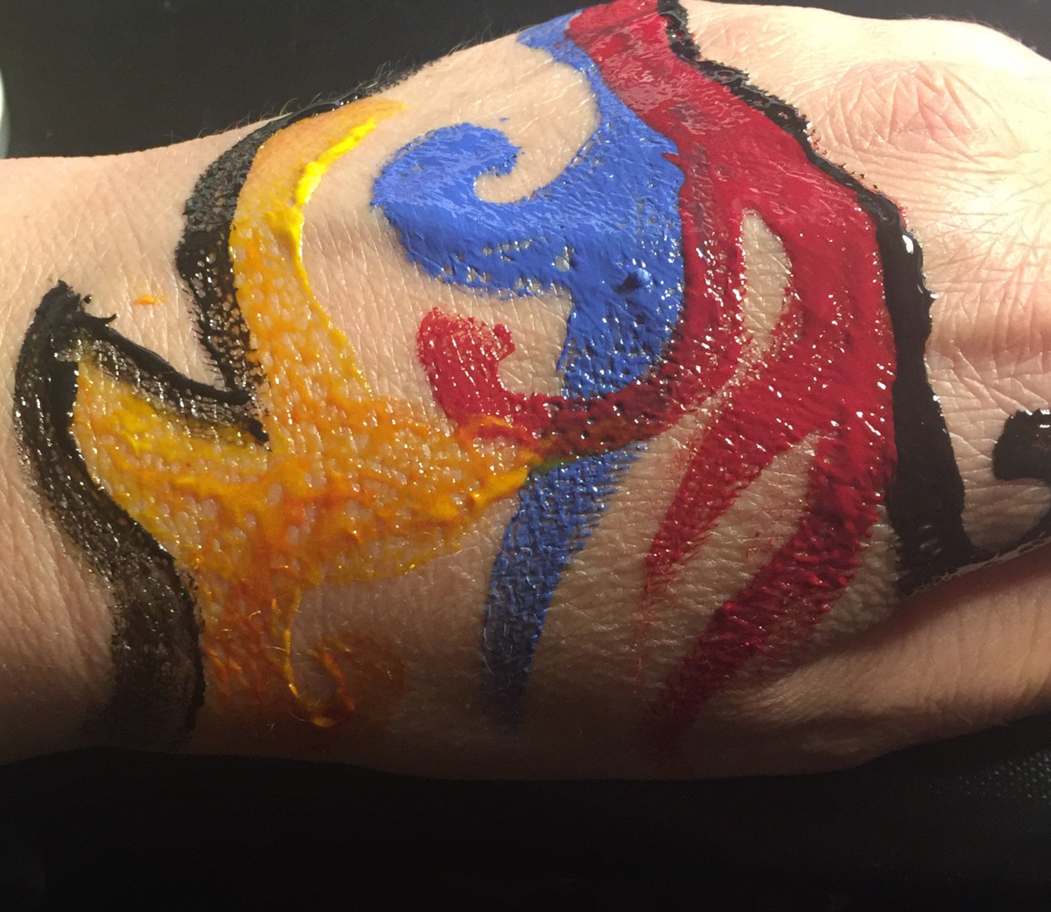 1500x1301 Watercolor Gouache Face And Body Paint Set