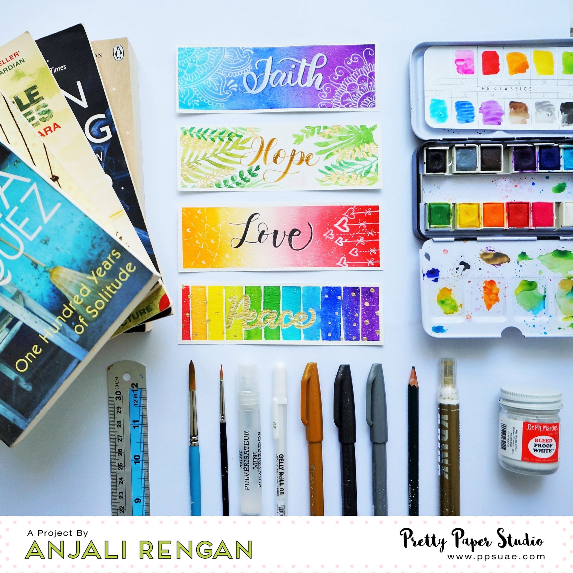 2000x2000 How To Make A Set Of Watercolor Bookmarks Photo Tutorial