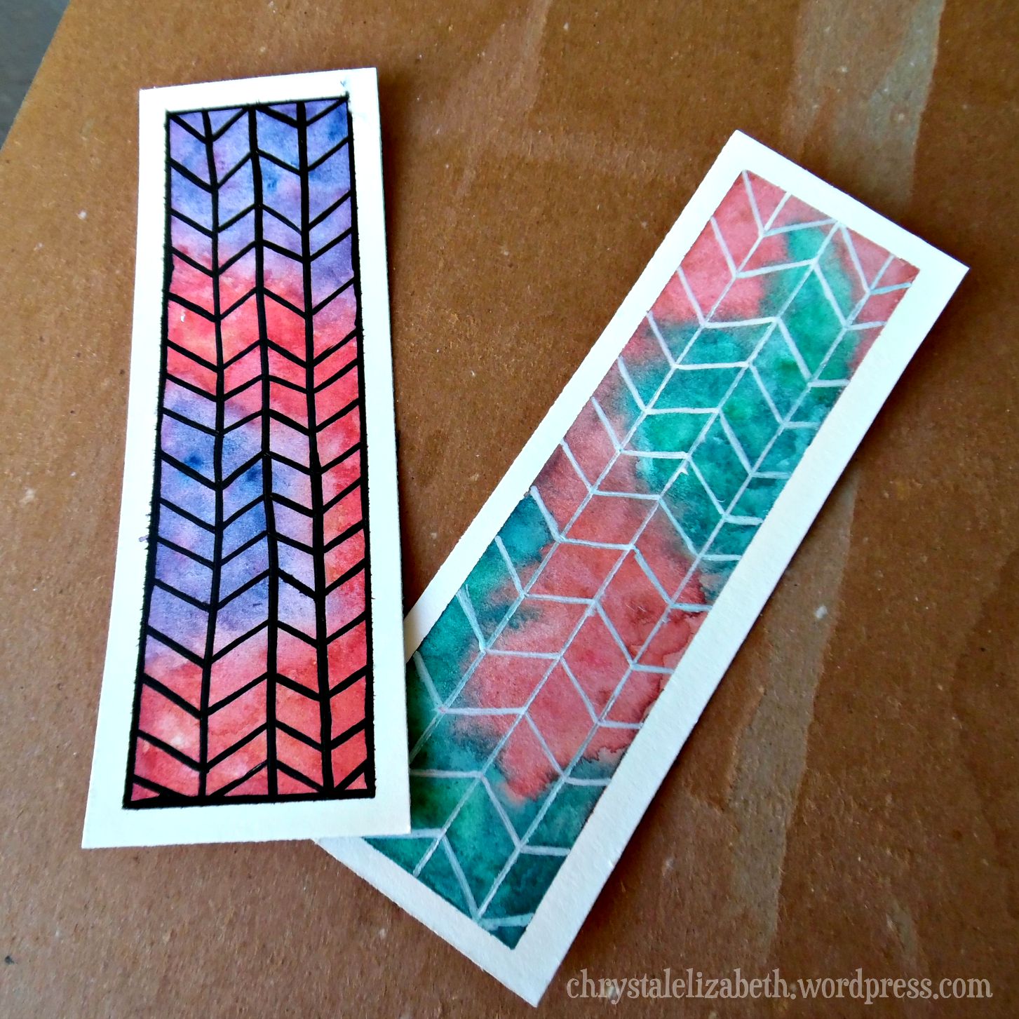 1453x1453 Diy Watercolor Bookmarks {How I Made It Step By Step