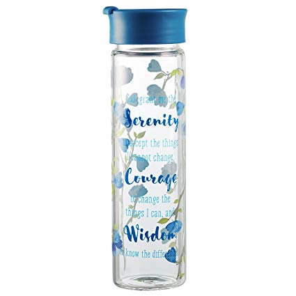 425x425 Watercolor Collection Tall Glass Drink Water Bottle