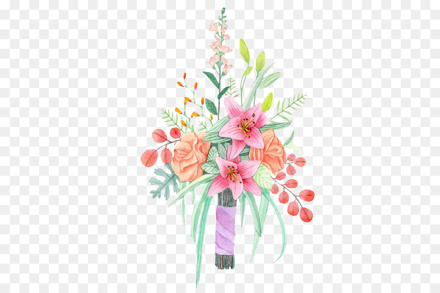 900x600 Watercolor Flowers Watercolor Painting Flower Bouquet